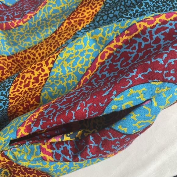 OFUURE By Tehilah Women's Colorful African Print Shift Dress Est. Size S/M Boho - Picture 11 of 11